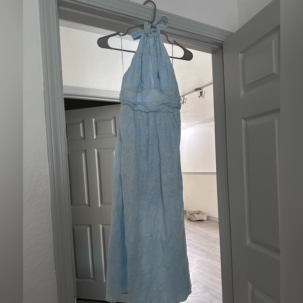 Petal & Pup Sky Blue Maxi Dress